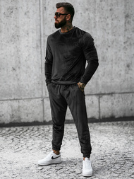 Chándal de hombre negro OZONEE O/D7516