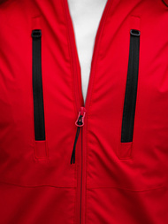 Chaqueta de mujer roja OZONEE JS/HH012/5Z