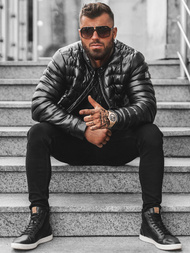 Chaqueta de hombre negra OZONEE O/9025Z