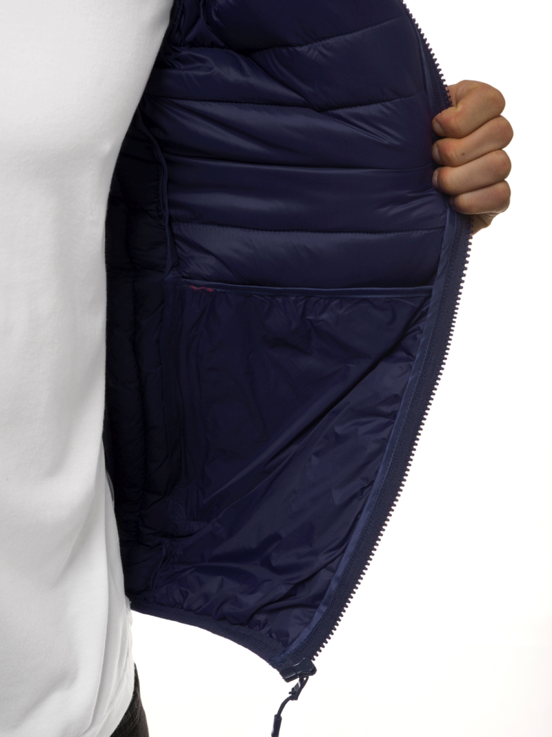 Chaleco de hombre azul marino OZONEE JS/LY32