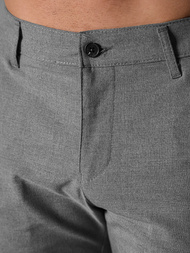 Pantalones cortos chinos de hombre gris oscuro OZONEE DJ/4400Z