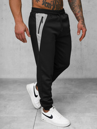 Pantalón de chándal de hombre negras OZONEE JS/15K1813/3