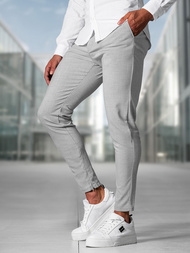Pantalón chino de hombre gris OZONEE DJ/3300Z