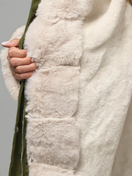 Chaqueta de mujer verde OZONEE JS/5M3187/136