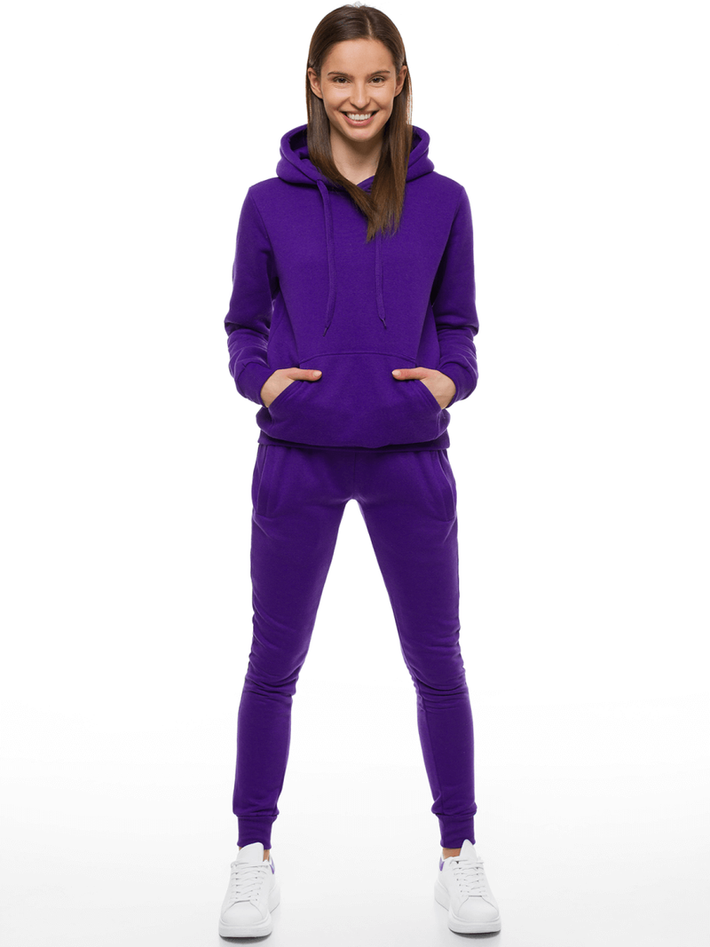 Pantalón de chándal para mujer violeta OZONEE JS/CK01/30