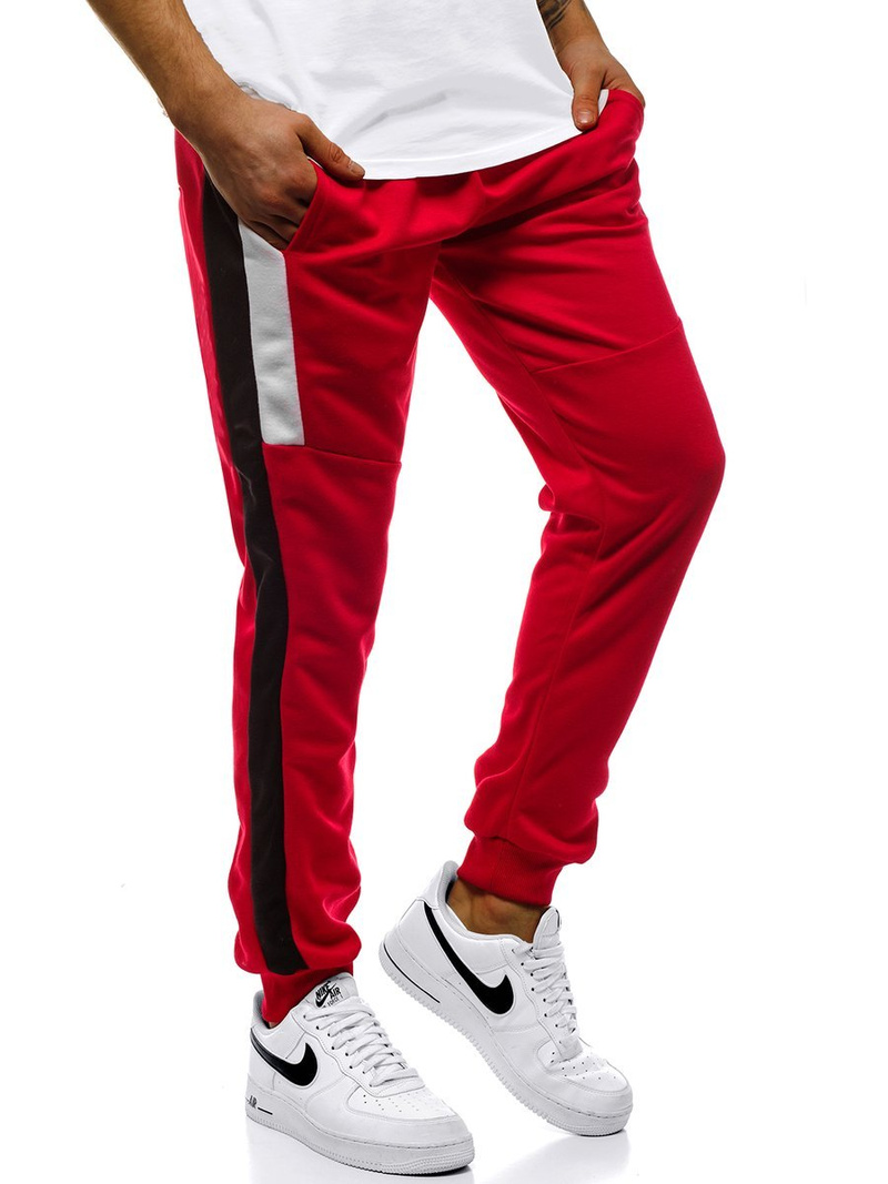Pantalón de chándal de hombre rojo OZONEE JS/JZ11023