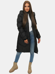 Chaqueta de mujer negra OZONEE JS/M735/392