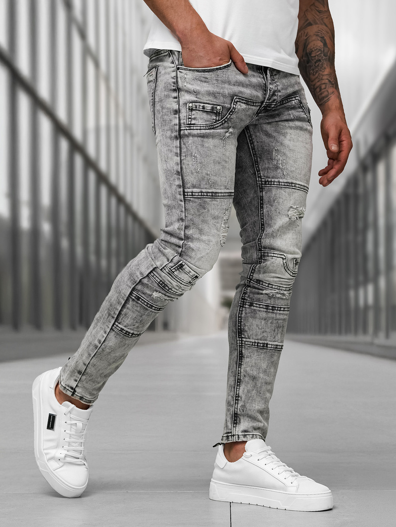 Vaqueros de hombre grafito OZONEE NB/MP0163NZ