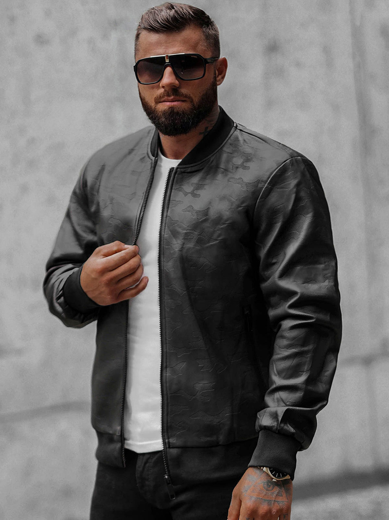 Chaqueta de hombre negra OZONEE O/3A63