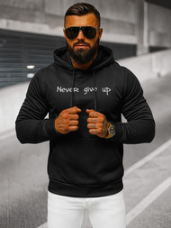 Sudadera de hombre negra OZONEE JS/27B6512/3