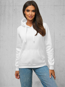 Sudadera de mujer blanca OZONEE JS/W02Z
