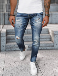 Vaqueros de hombre azul oscuro OZONEE NB/MP0170BS