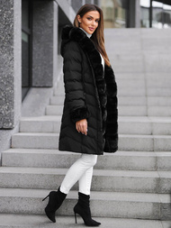 Chaqueta de mujer negra OZONEE JS/5M3156/392