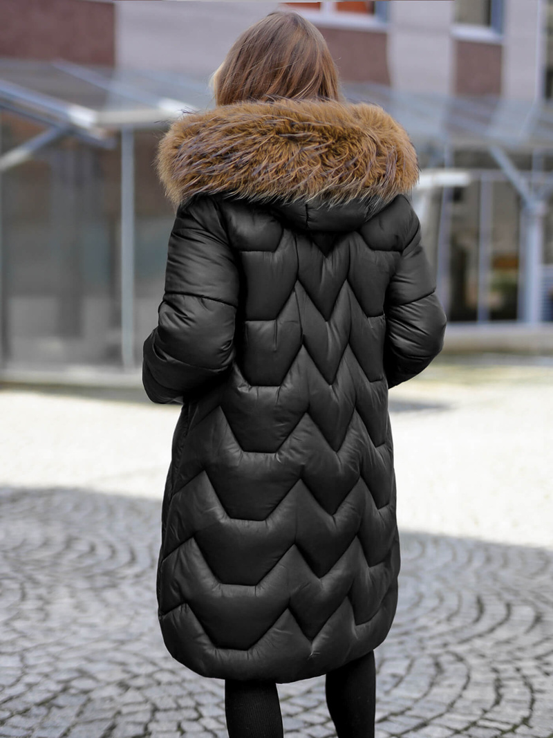 Chaqueta de mujer en negra OZONEE O/5M3229/392