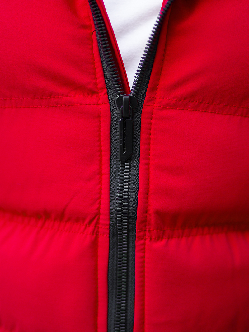 Chaleco de hombre roja OZONEE JS/5M758/270