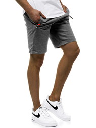 Pantalón corto de hombre gris oscuro JS/XW75