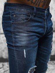 Vaqueros de hombre azul oscuro OZONEE NB/MP0015BS