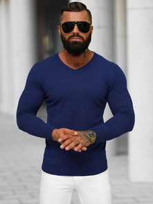 Jersey de hombre azul oscuro OZONEE NB/MMB601/5Z