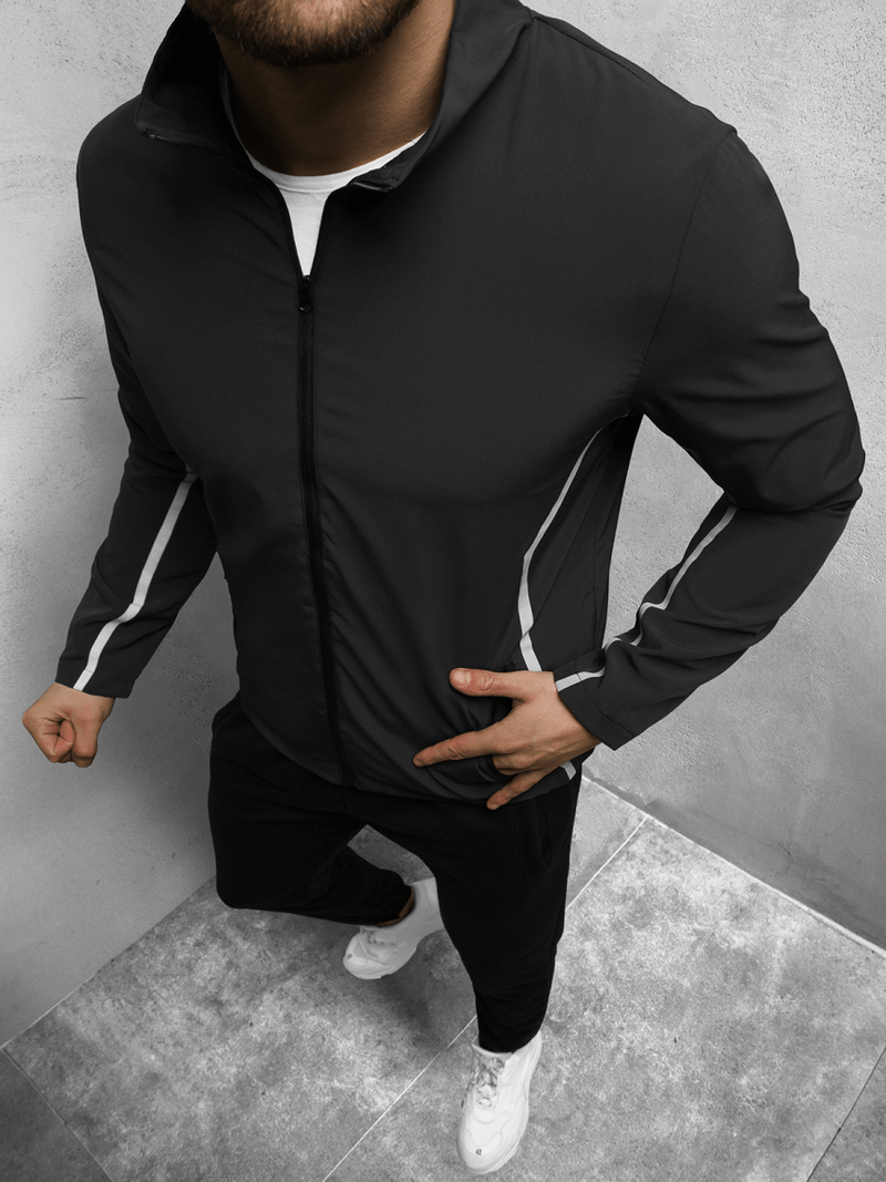 Chaqueta de hombre negra OZONEE JS/M10303