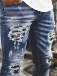 Vaqueros de hombre azul OZONEE O/E7802