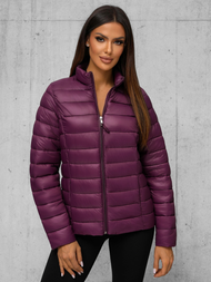 Chaqueta de mujer burdeos OZONEE JS/11Z8170Z
