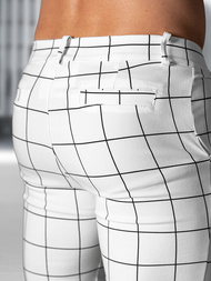 Pantalón chino de hombre blancos OZONEE O/P4009Z