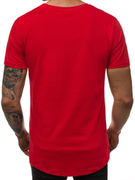 Camiseta de hombre roja OZONEE O/2309