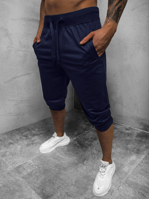 Pantalón corto de hombre azul marino OZONEE JS/XW07/25