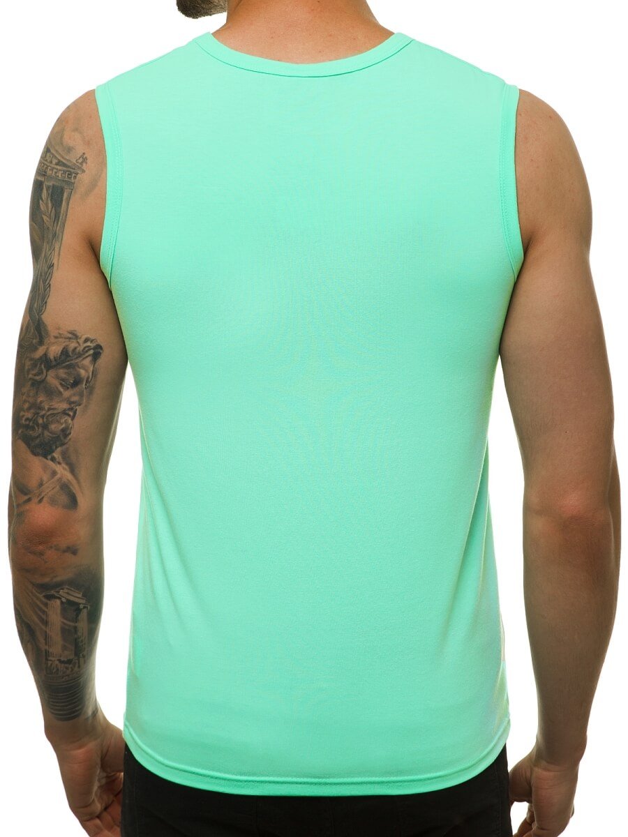 Camiseta Sin Mangas De Hombre Menta Ozonee Js9900161 Ozonee 