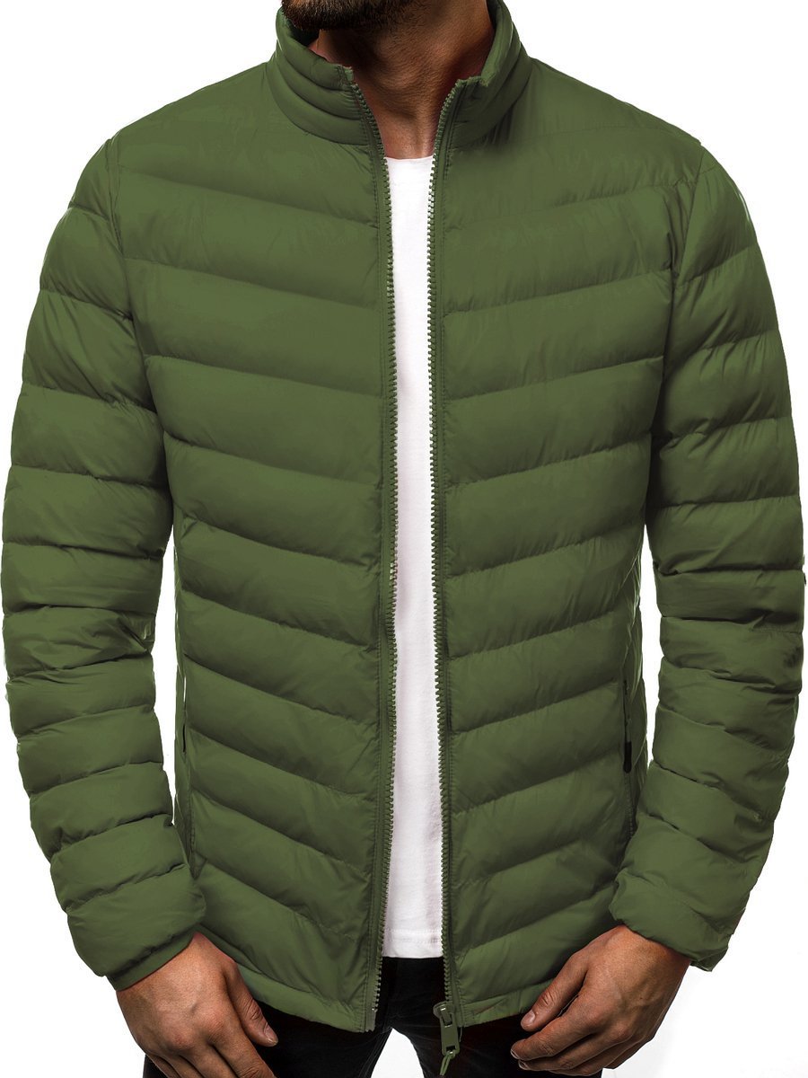 Chaqueta de hombre verde OZONEE JS/SM70 | OZONEE