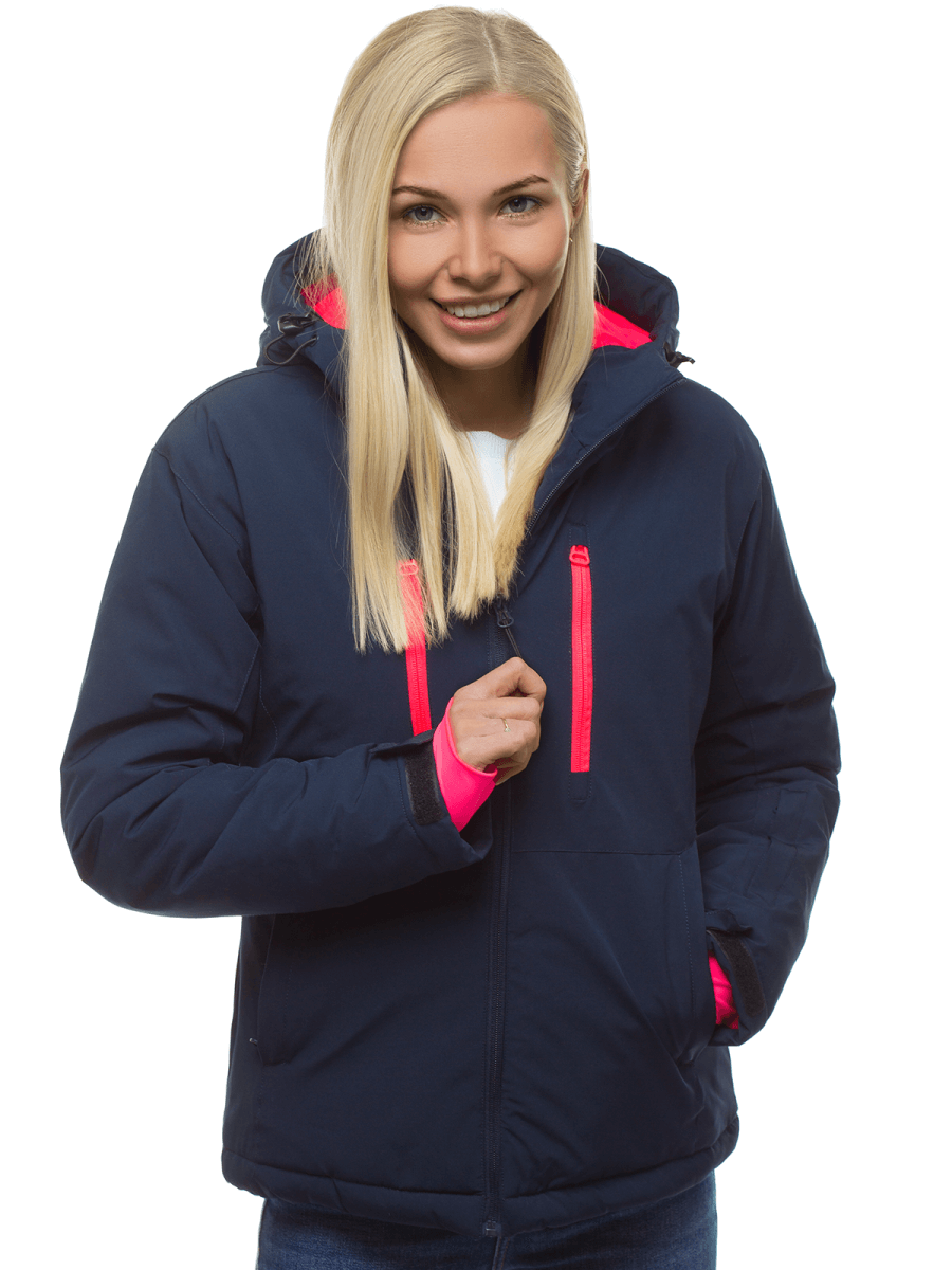 Chaqueta De Mujer Azul Marino Ozonee Jshh01250 Ozonee 