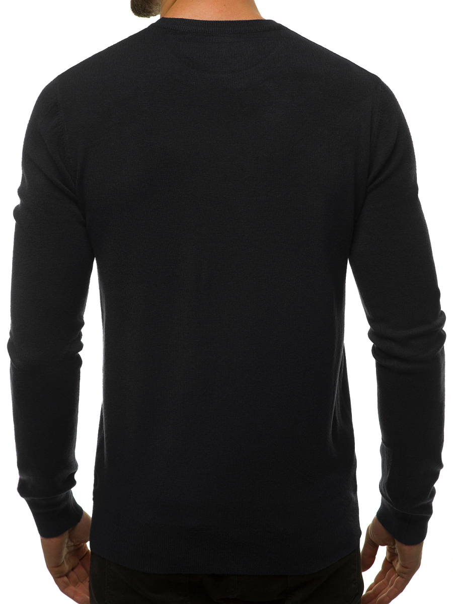 Jersey de hombre negro OZONEE TMK/YY01/1 OZONEE
