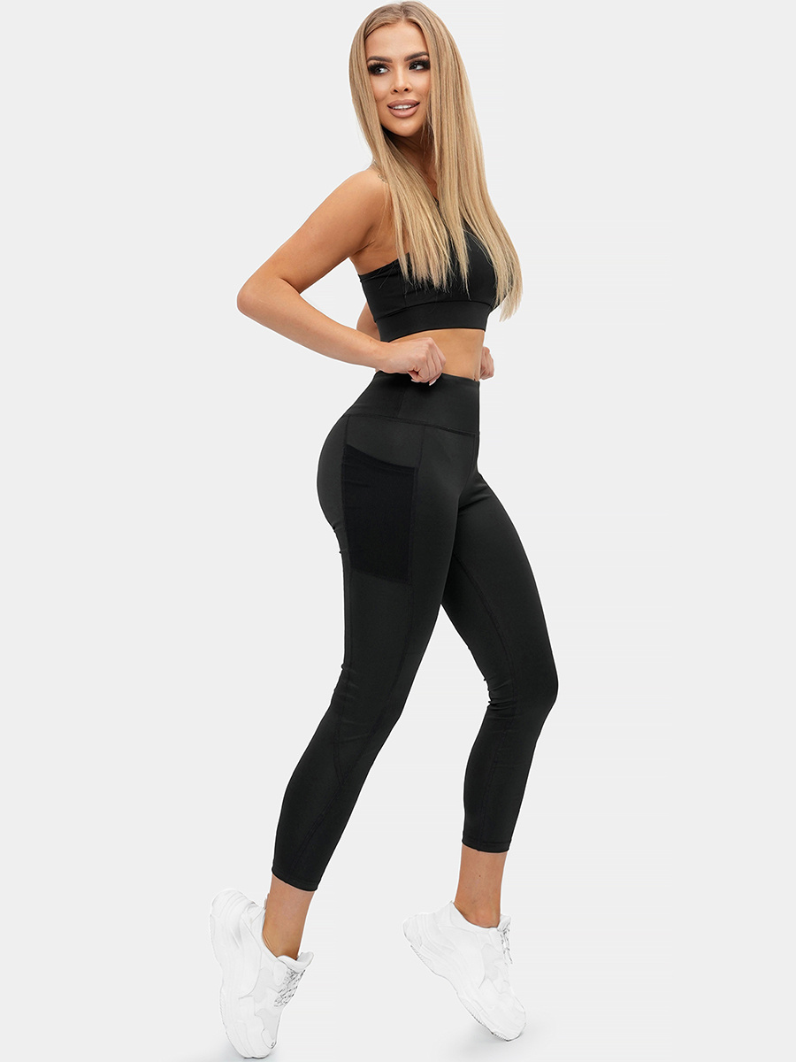 Leggings para mujer leggings negras OZONEE O/20668Z