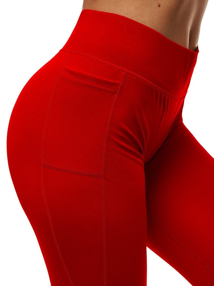 Leggings para mujer rojo OZONEE JS/YW88023/5Z