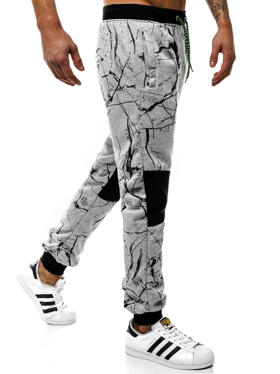 Pantalón de chándal de hombre gris OZONEE JS/K10250Z