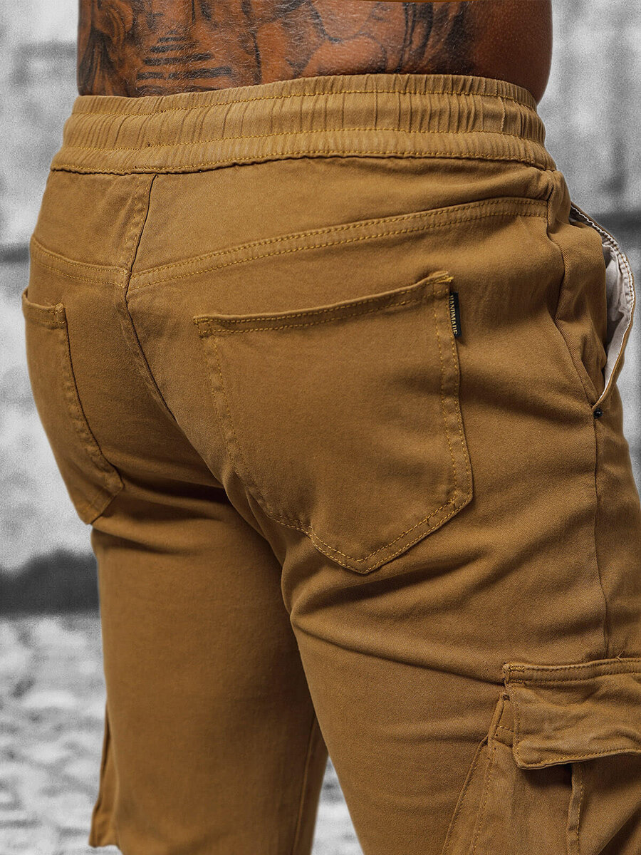 PANTALÓN CHINO CAMEL OSCURO