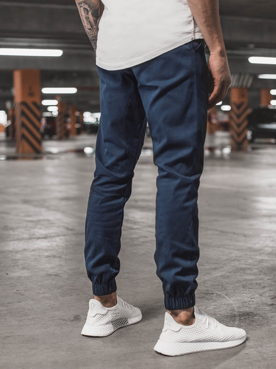 Pantalón de chándal de hombre granate OZONEE JS/XW01