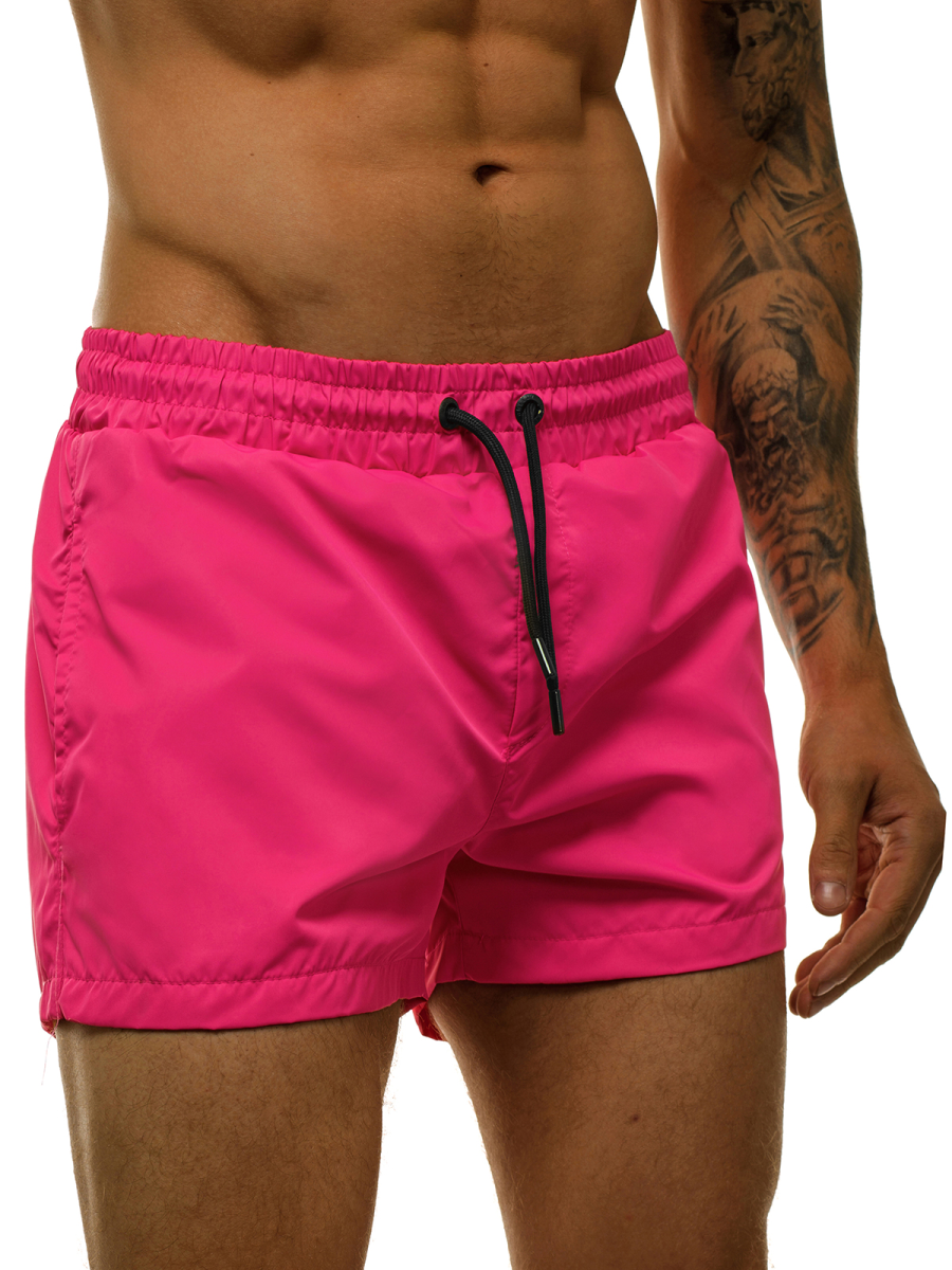 Pantalón corto de hombre rosa oscuro OZONEE B/181822 OZONEE