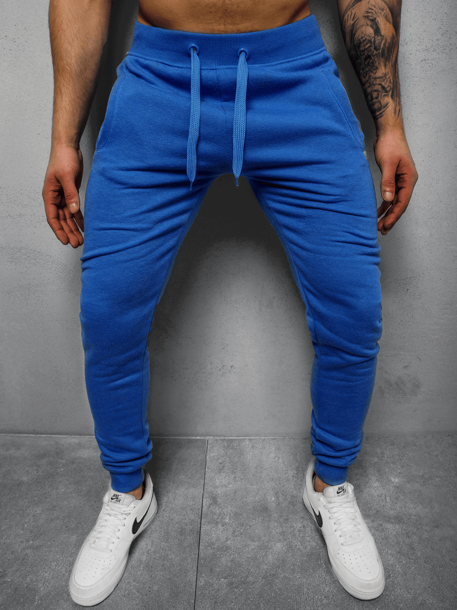 Pantalón de chándal de hombre azul OZONEE JS/XW01