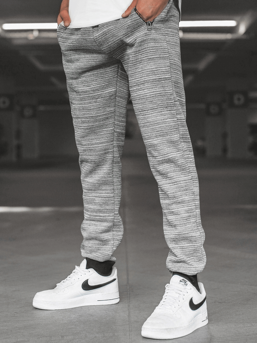 Pantalón de chándal de hombre gris OZONEE JS/K10237
