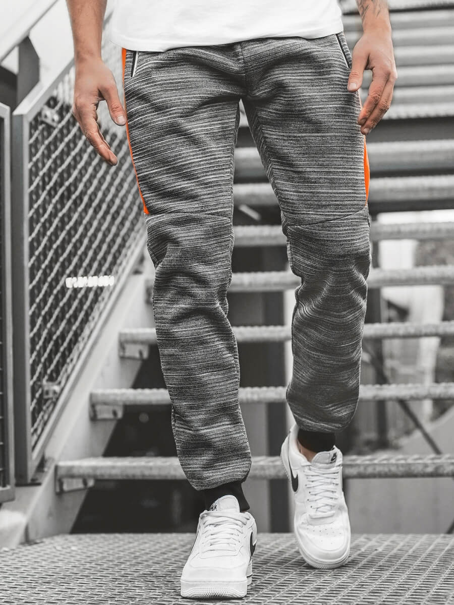 Pantalón de chándal de hombre gris OZONEE JS/K10250Z