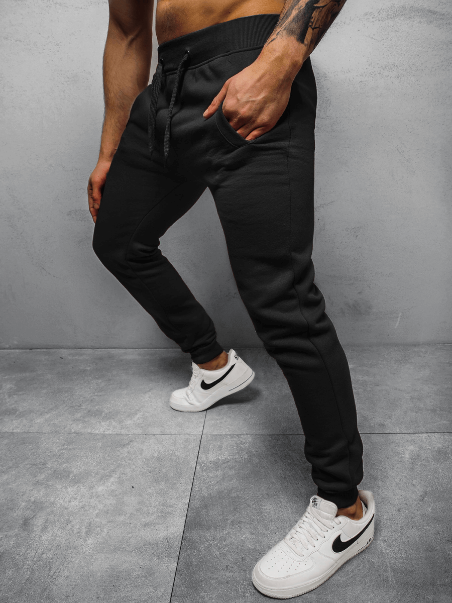 Pantalón de chándal de hombre gris OZONEE JS/XW01Z