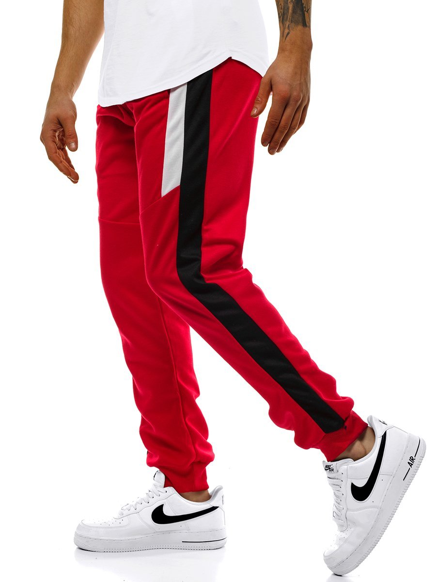 Pantalón de chándal de hombre rojo OZONEE JS/JZ11023 | OZONEE