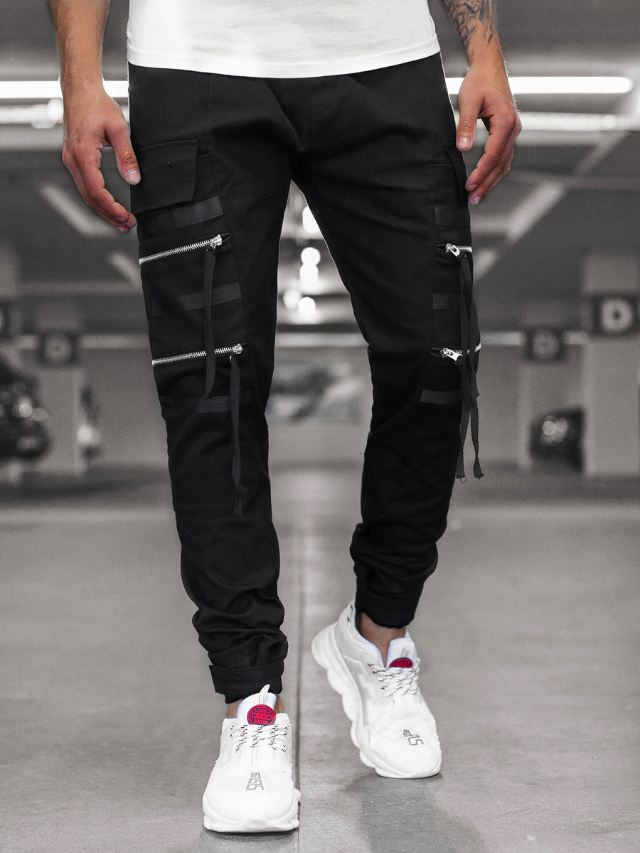 Pantalón Jogger De Hombre Negras Ozonee G 11146 Ozonee