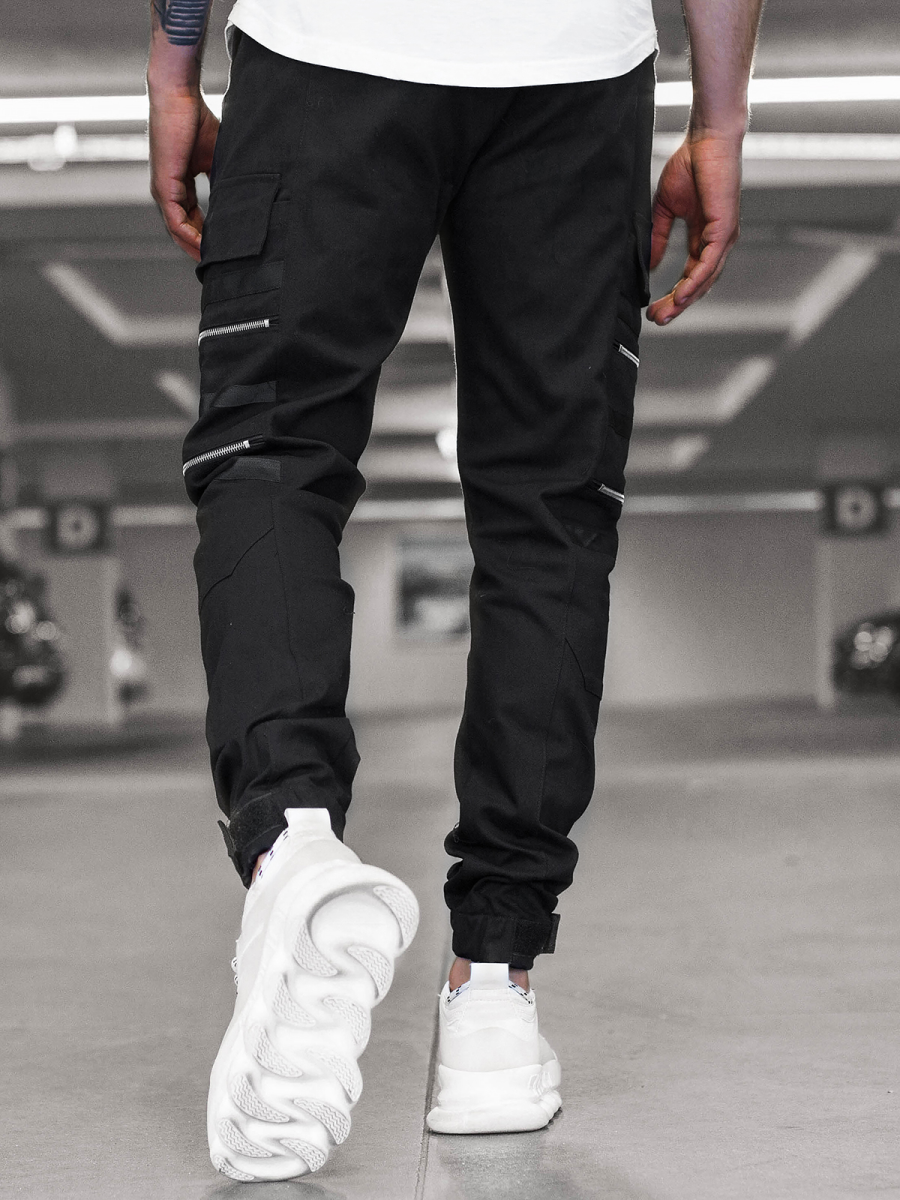 Pantalón Jogger De Hombre Negras Ozonee G 11146 Ozonee