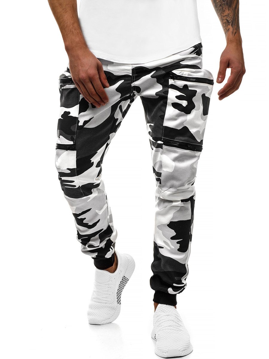 Pantalón jogger de hombre negro OZONEE O/475