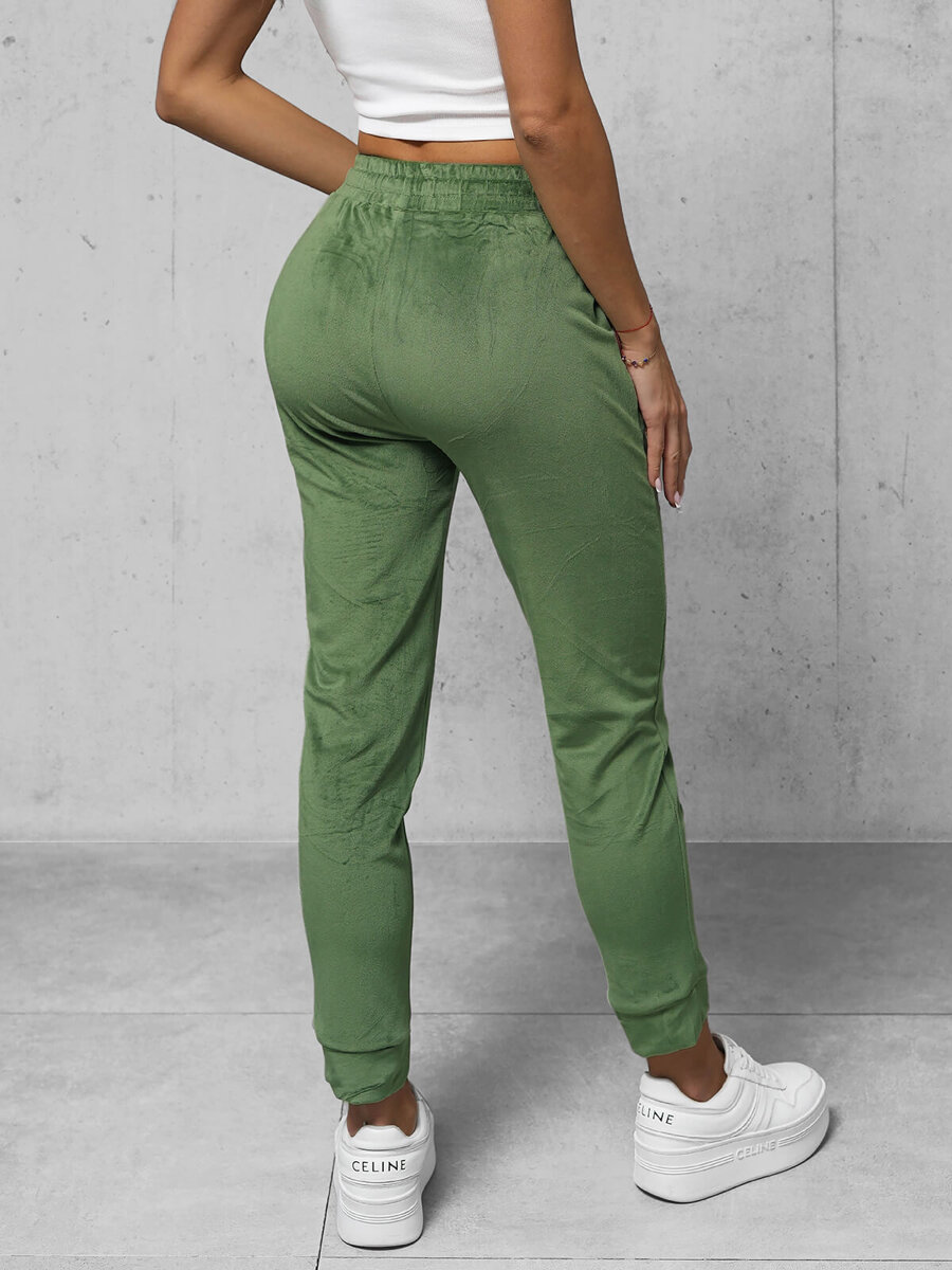 Pantalón de chándal - Verde caqui - MUJER
