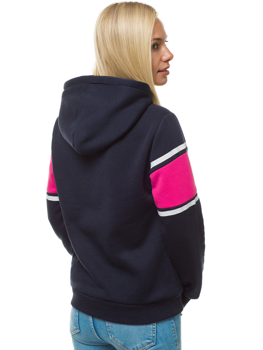 sudadera azul marino adidas mujer