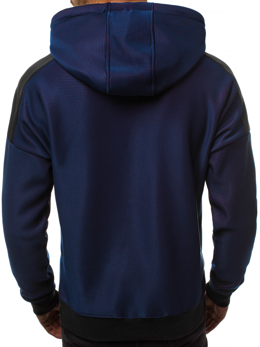 Sudadera de hombre azul marino OZONEE