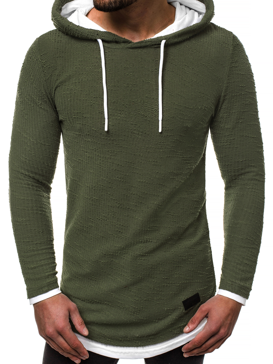 sudadera verde oscuro hombre